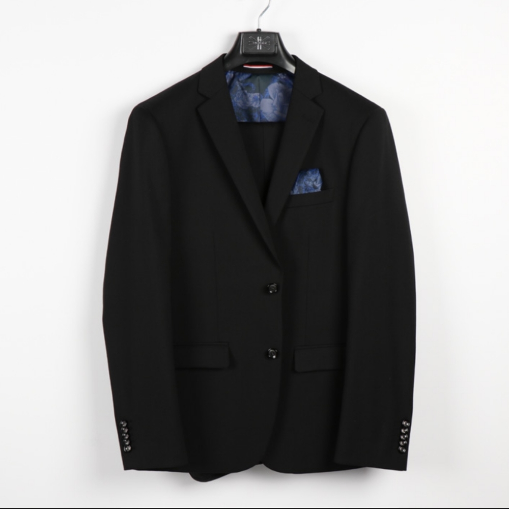 Soul of London Men’s Slim Fit Blazer Suit Jacket